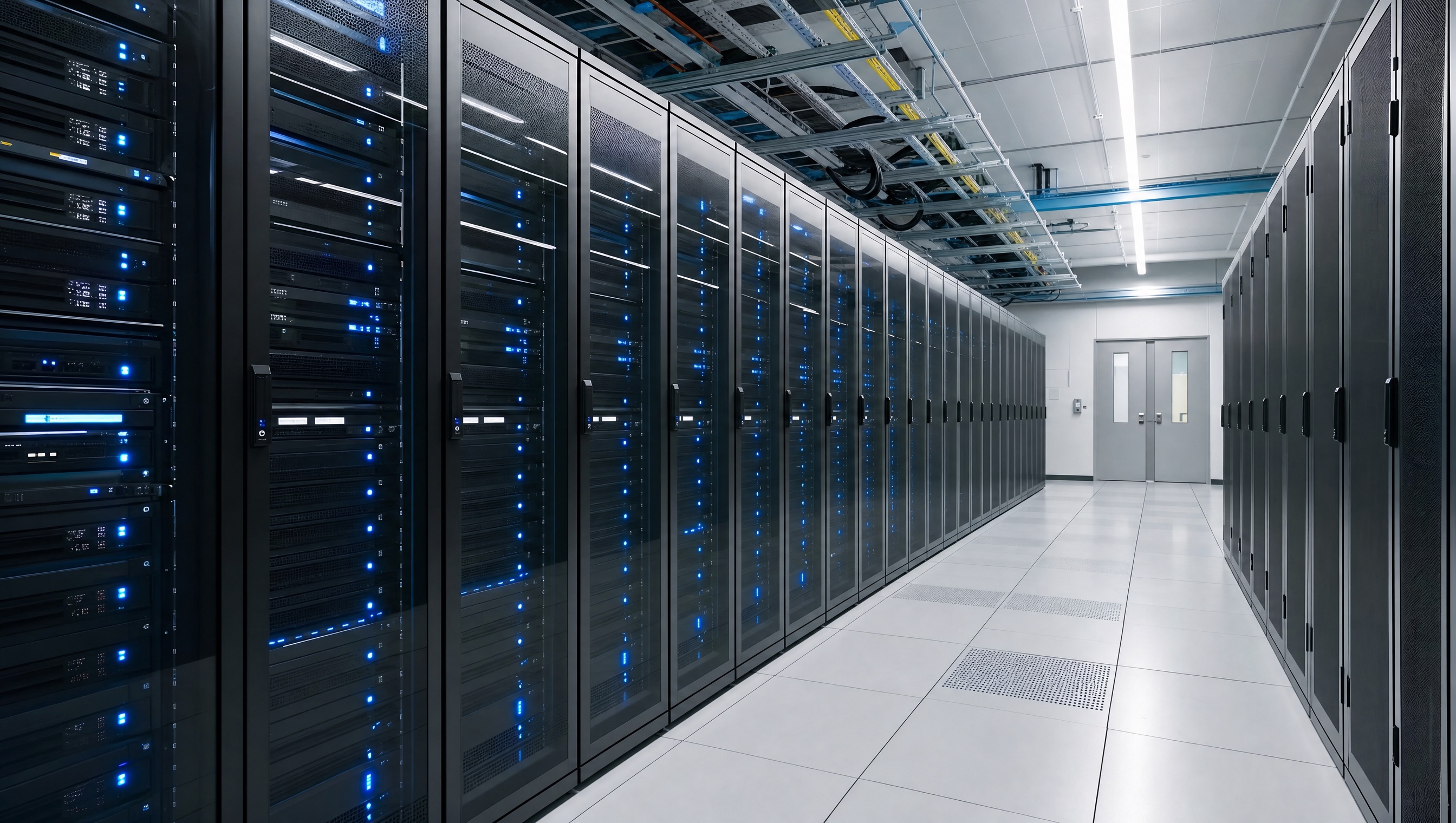 Greater Clean a data center server room undergoing specialized cleaning