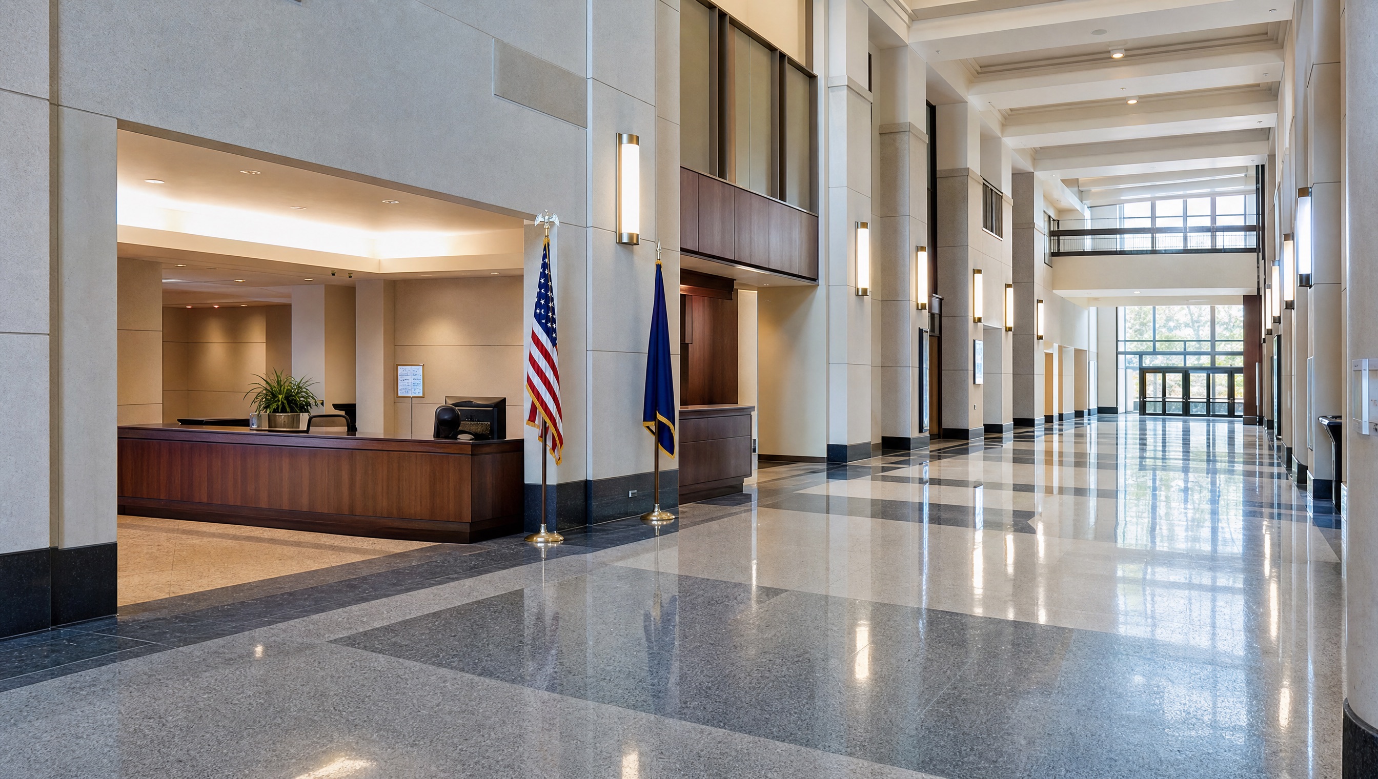 Greater Clean a government building professionally cleaned