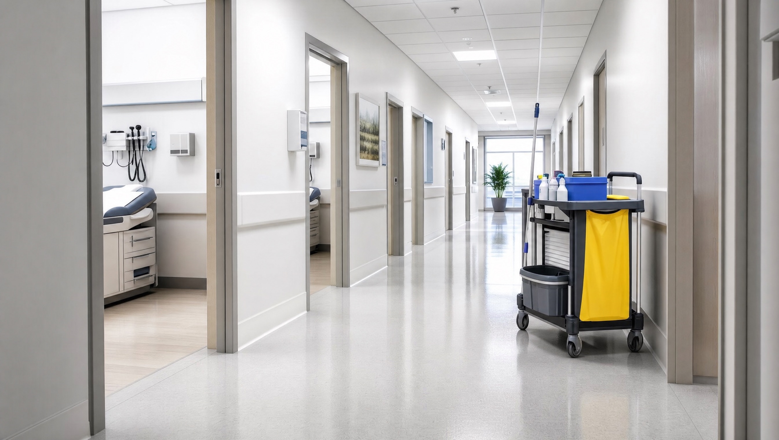 Greater Clean a medical facility undergoing compliance-grade cleaning