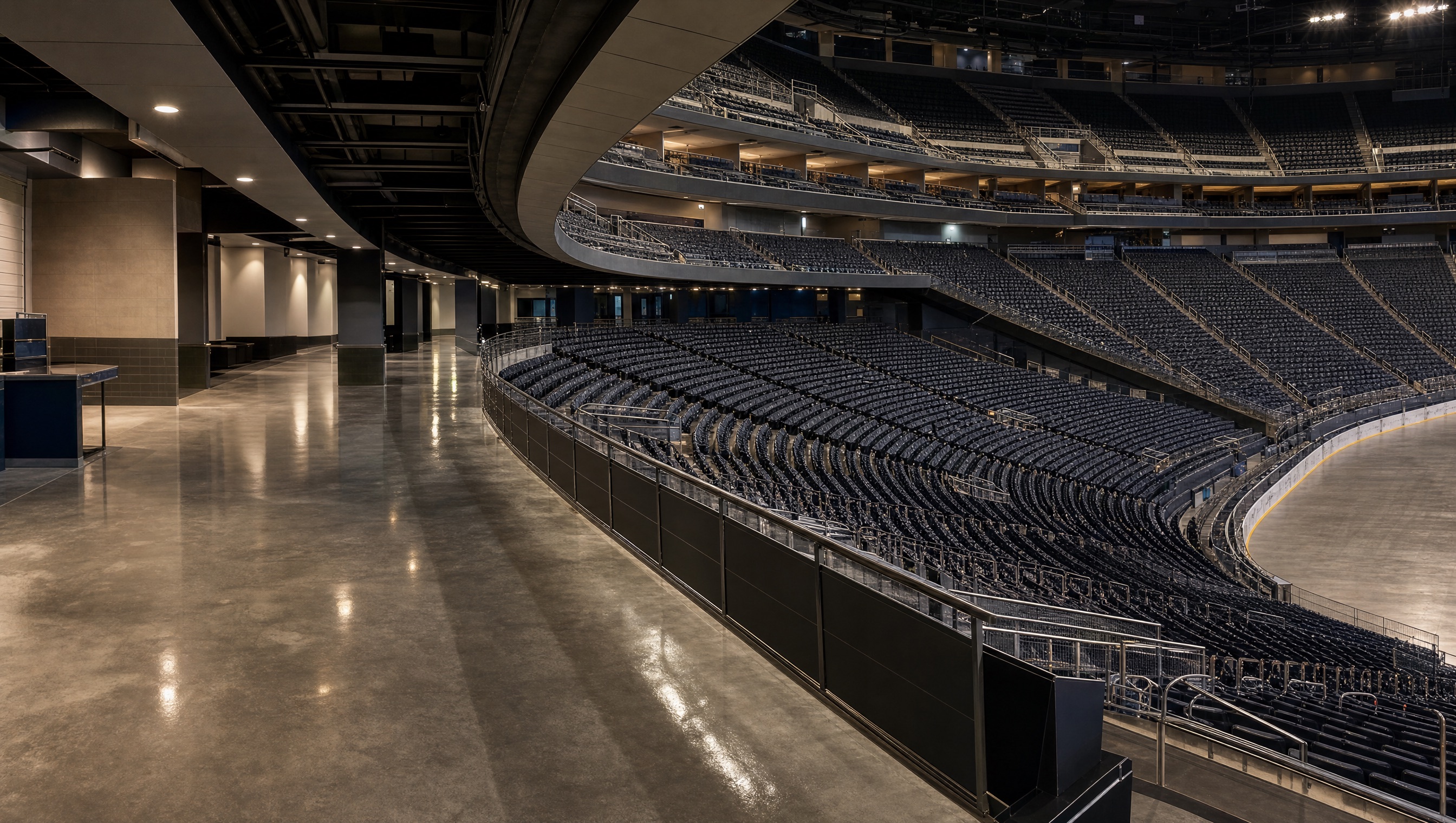 Greater Clean a stadium concourse professionally cleaned